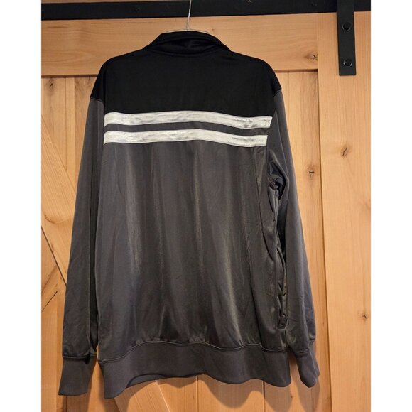 Nordictrack Gray Black Full Zip Track Jacket Size L Athletic Workout - Picture 2 of 14